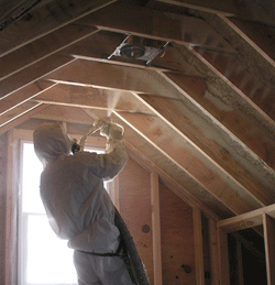 Hollywood CA attic spray foam insulation